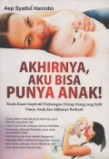 Akhirnya,Aku Bisa Punya Anak!