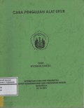 Cara Pengujian Alat Ukur