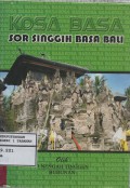 Kosa Basa Sor Singgih Basa Bali