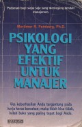 Psikologi Yang Efektif Untuk Manajer
