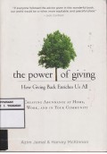 The Power of Giving How Giving Back Enriches US All