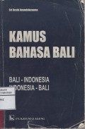 Kamus Bahasa Bali  Bali-Indonesia Indonesia-Bali