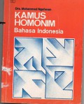 Kamus Homonim bahasa Indonesia