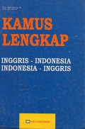 Kamus Lengkap Inggris - Indonesia Indonesia - Inggris