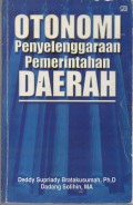 Otonomi Penyelenggaraan Pemerintahan Daerah